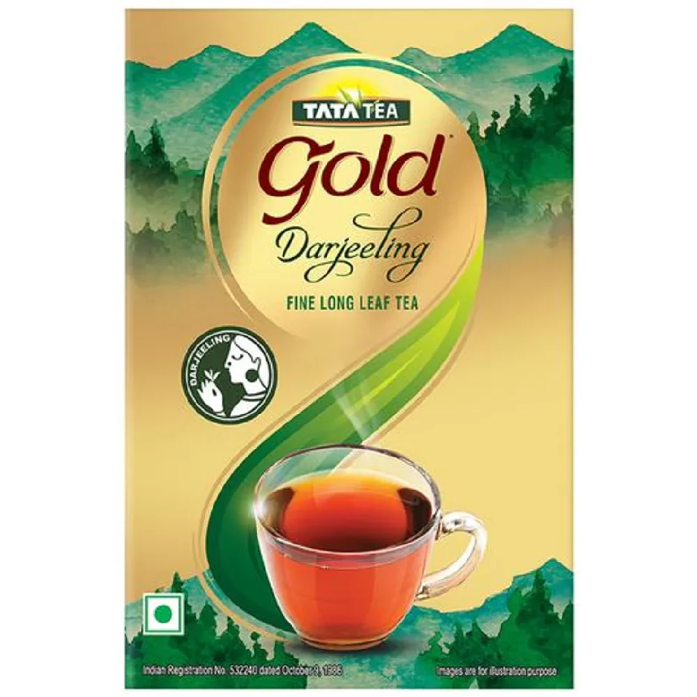 Tata Tea Gold Darjeeling - Fine Long Leaf Tea, 75 g-1.webp
